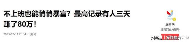 b体育年轻人低成本创业他们不上班也在悄悄暴富！最高记录3天赚80万(图16)